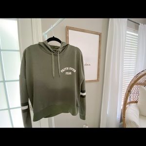 Green Hoodie Sweatshirt